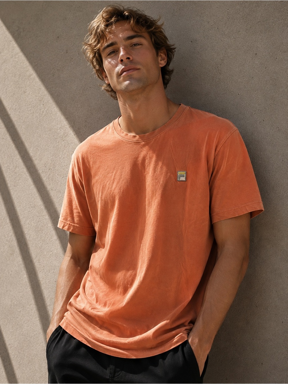 Fila Quartz Crewneck T-Shirt Persimmon Orange M